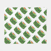 Couverture Polaire Kawaii Sushi (Devant (Horizontal))