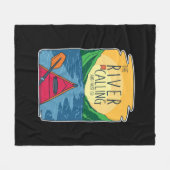 Couverture Polaire Kayak - River Appelle Et Je Dois Y Aller (Devant (Horizontal))