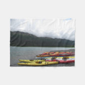Couverture Polaire Kayaks et lac (Devant (Horizontal))