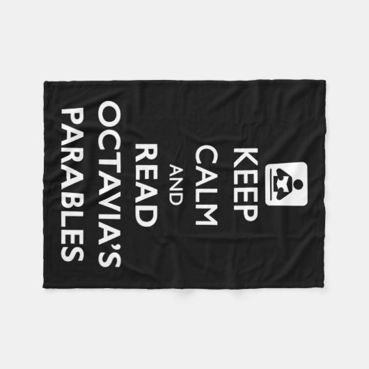 Couverture Polaire Keep Calm And Read Parables (Devant (Horizontal))