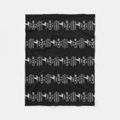 Couverture Polaire Keep calm I'm a Physical Therapist  (Devant)