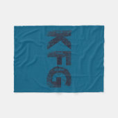 Couverture Polaire Keep F'ing Going Distressed Motivational Saying (Devant (Horizontal))