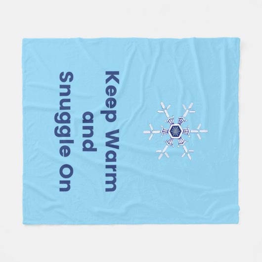 Couverture Polaire Keep warm and snuggle on throw (Devant (Horizontal))