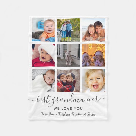Couverture Polaire Keepsaké Meilleure grand-mère Ever 9 photos (Devant)