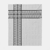 Couverture Polaire Keffiyeh Symbol of Palestine Resistance Pattern (Devant)