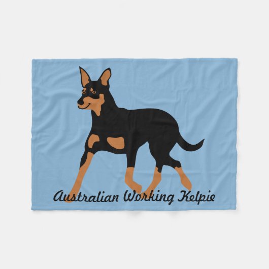 Couverture Polaire Kelpie fonctionnant australien (Devant (Horizontal))