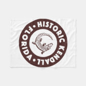 Couverture Polaire Kendall Floride Cercle - Brun (Devant (Horizontal))