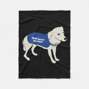 Couverture Polaire Keon Homme Chien Portant Une Veste De Gilet D'Aver