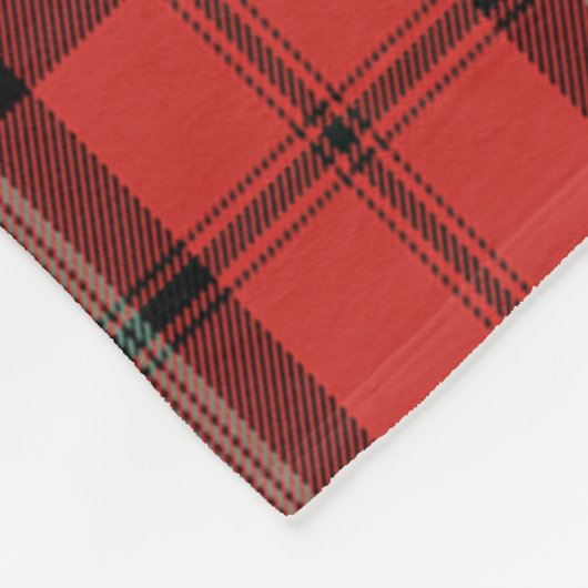 Couverture Polaire Kerr Ancien Clan Badge Tartan Plaid (Coin)