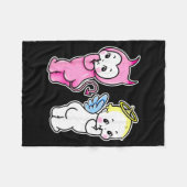 Couverture Polaire Kewpie Bébé Ange Diable Chérubins (Devant (Horizontal))