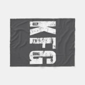 Couverture Polaire Kfg Keep F'n Going Military Style  (Devant (Horizontal))