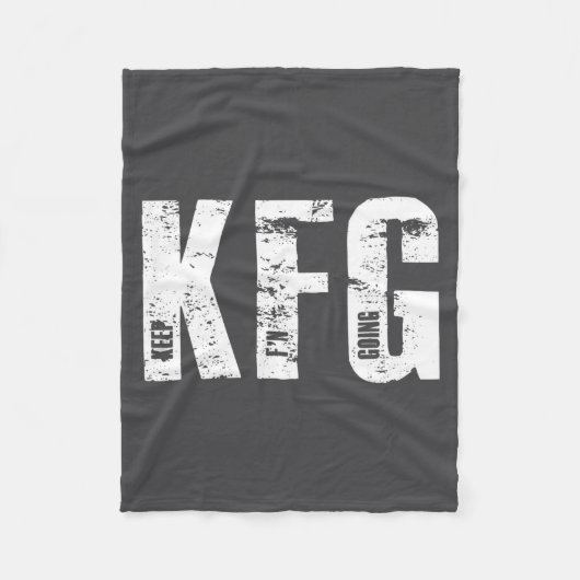 Couverture Polaire Kfg Keep F'n Going Military Style  (Devant)
