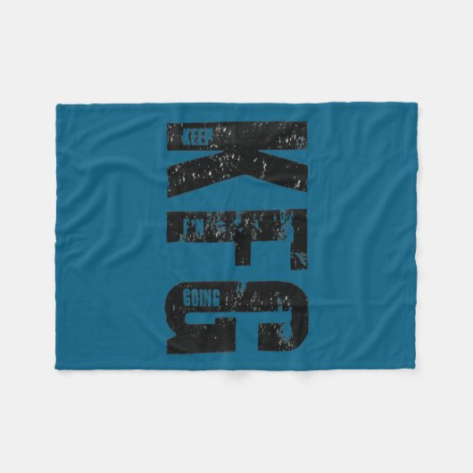 Couverture Polaire Kfg Keep F'n Going Military Style  (Devant (Horizontal))