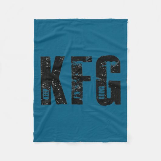 Couverture Polaire Kfg Keep F'n Going Military Style (Devant)