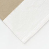 Couverture Polaire Khaki Brown (Coin)