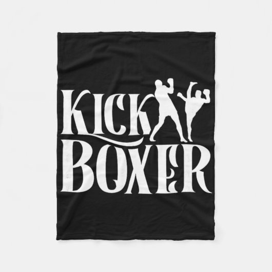 Couverture Polaire Kickboxer Kickbox Kick Boxing Kickboxing Arts Mart (Devant)