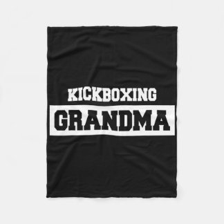 Couverture Polaire Kickboxing Grandma - Kickboxer 