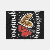 Couverture Polaire Kickboxing Grandma Of A Kickboxer Grandmother Hear (Devant (Horizontal))