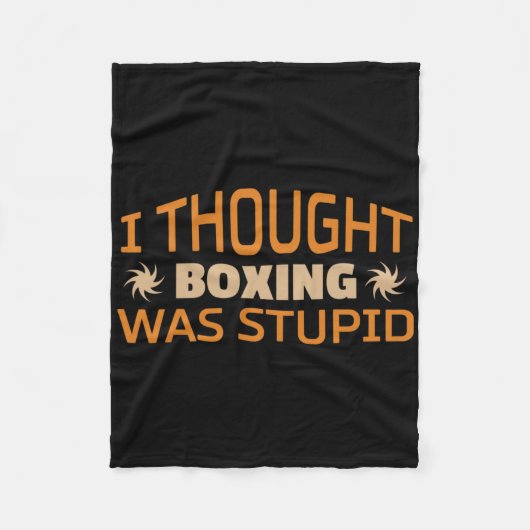 Couverture Polaire Kickboxing Muay Thai Boxe _1 (Devant)