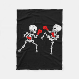 Couverture Polaire Kickboxing Skeleton Kickboxer Boxing Mma