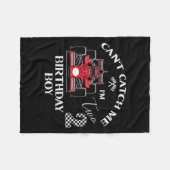 Couverture Polaire Kids 2nd Birthday Race Car Bday Boy Cant Catch Me (Devant (Horizontal))