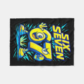 Couverture Polaire Kids 67 Six Seven Italian Brainrot 6 7 Funny Meme  (Devant (Horizontal))