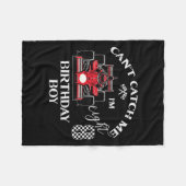 Couverture Polaire Kids 8th Birthday Race Car Bday Boy Cant Catch Me (Devant (Horizontal))