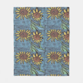 Couverture Polaire Kids Art for CHOC - Sunflowers Forever (Devant)