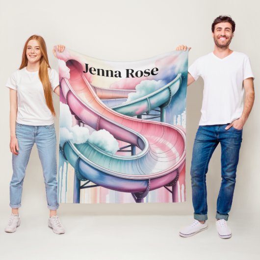 Couverture Polaire Kids’ Birthday Waterslide Party Gift (En situation)