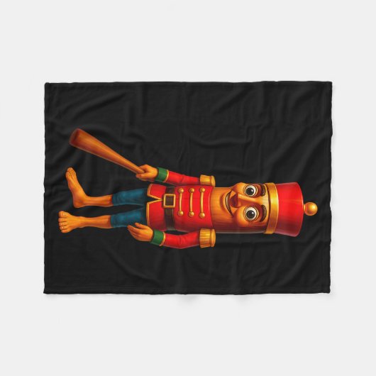 Couverture Polaire Kids Christmas Pajama Tung Sahur Nutcracker Brainr (Devant (Horizontal))