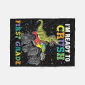 Couverture Polaire Kids I'm Ready To Crush First Grade Monster Truck (Devant (Horizontal))
