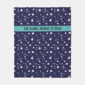 Couverture Polaire Kids Moon Meteor Black Hole Planet Comet (Devant)