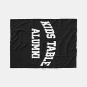 Couverture Polaire Kids Table Alumni Funny Thanksgiving Novelty Humor (Devant (Horizontal))