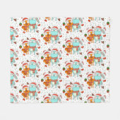 Couverture Polaire Kiff and Barry Holiday (Devant (Horizontal))