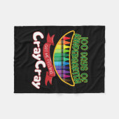 Couverture Polaire Kinder - 100 Jours De Maternelle M'A Fait Me Senti (Devant (Horizontal))