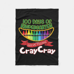 Couverture Polaire Kinder - 100 Jours De Maternelle M'A Fait Me Senti