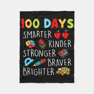 Couverture Polaire Kinder Plus Smarter Plus Fort 100 Jours De Schoo