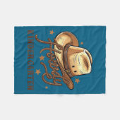 Couverture Polaire Kindergarten Teacher Rodeo Cowboy Western Howdy Ki (Devant (Horizontal))