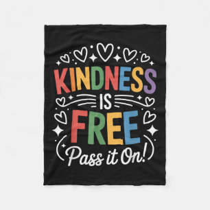 Couverture Polaire Kindness Est Gratuit P It Sur Citation Positive
