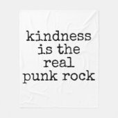 Couverture Polaire Kindness Is The Real Punk Rock (Devant)