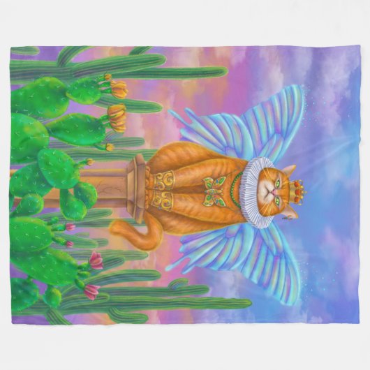 Couverture Polaire King cat (Devant (Horizontal))