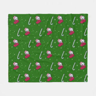 Couverture Polaire KiniArt Christmas Westie Terrier Fleece Blanket