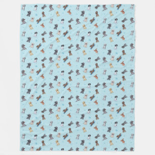 Couverture Polaire KiniArt Doodlemoji Goldendoodle