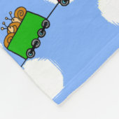 Couverture Polaire KiniArt Petits Garçons Trains Fleece Blanket (Coin)