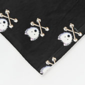 Couverture Polaire KiniArt Torrid Westie Crossbones polaire (Coin)