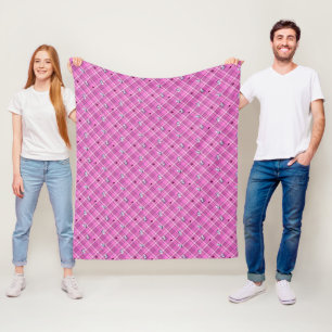 Couverture Polaire KiniArt Westies Sur Plaid