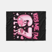 Couverture Polaire Kiss Me I'm 6 7 Cute Funny 67 Meme Birthday Valent (Devant (Horizontal))