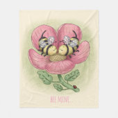 Couverture Polaire Kissing Bees (Devant)