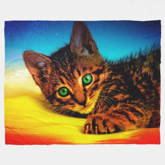 Couverture Polaire Kitten (Devant (Horizontal))