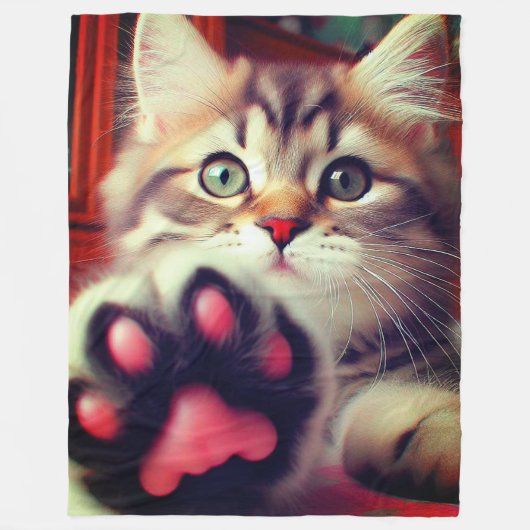 Couverture Polaire Kitten (Devant)